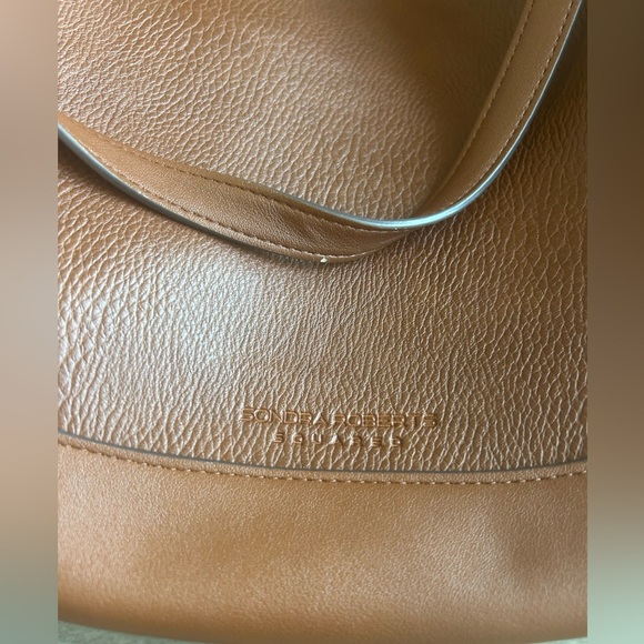 Sondra Robert’s New York Squared Vegan Leather Tote Shoulder Bag - Picture 2 of 7